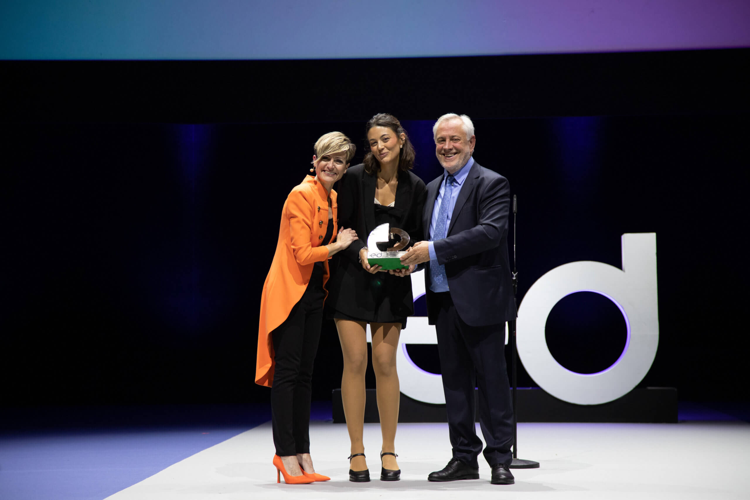 Mariona Casas, ganadora del Premio Fuden TV en la XI edición de los Premios ED