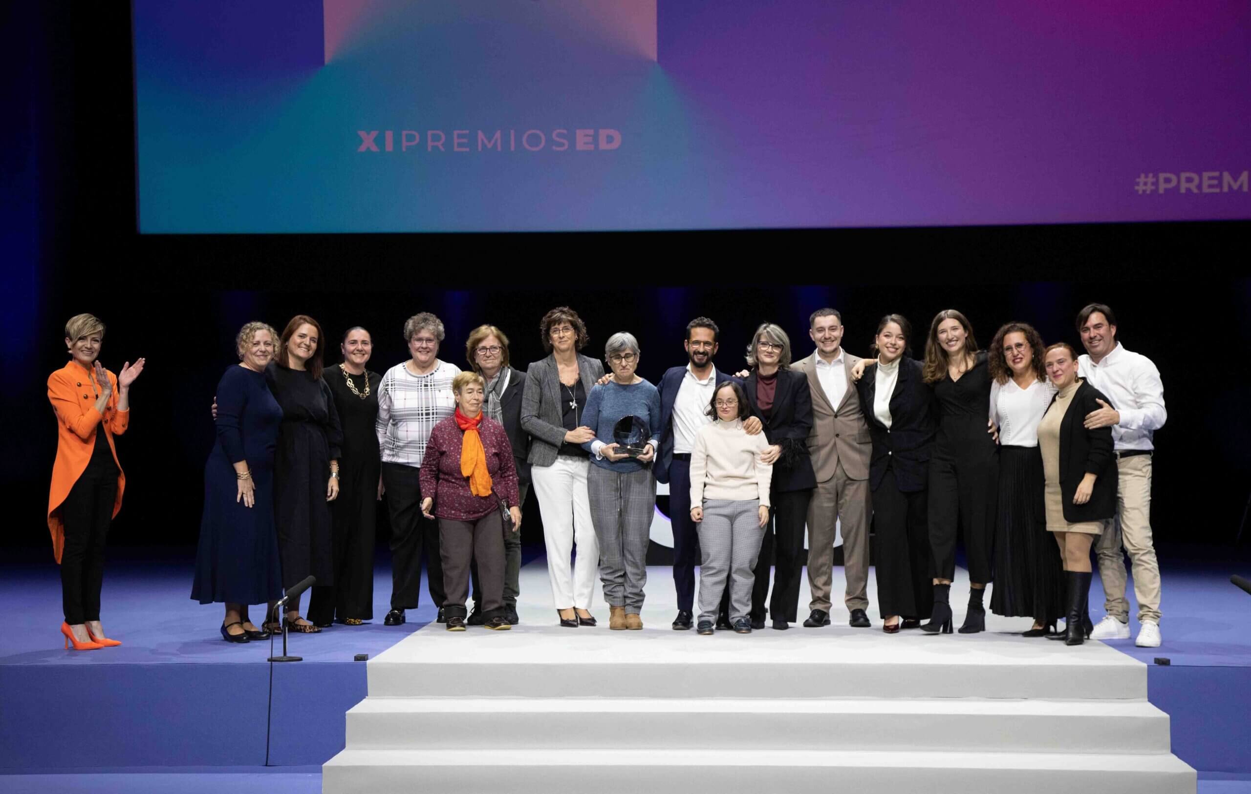 El equipo de la Fundación Astier Centro San José, ganador del Premio Especial Enfermería en Desarrollo