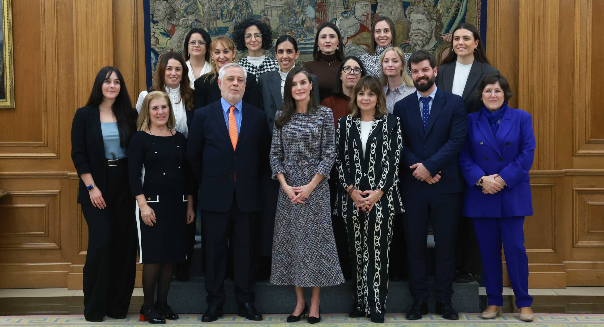 S.M. la Reina Doña Letizia recibe a Fuden en el Palacio de la Zarzuela