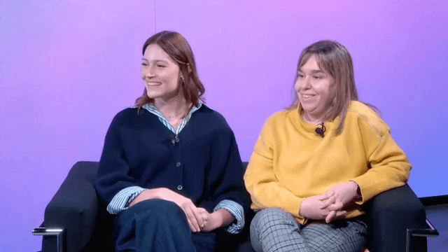 Sara Rodríguez y Macarena González, alumnas del Máster de postgrado en Enfermería de Práctica Avanzada de Fuden