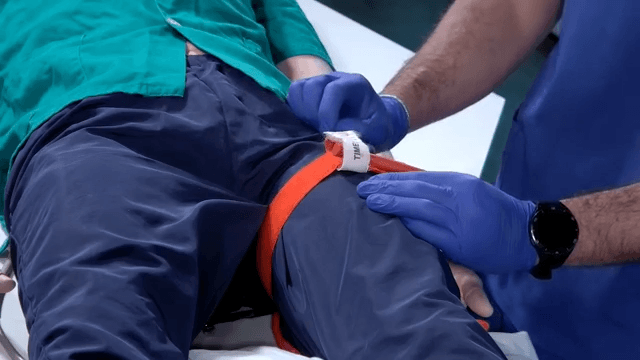 Control de hemorragias exanguinantes y colocación de torniquete